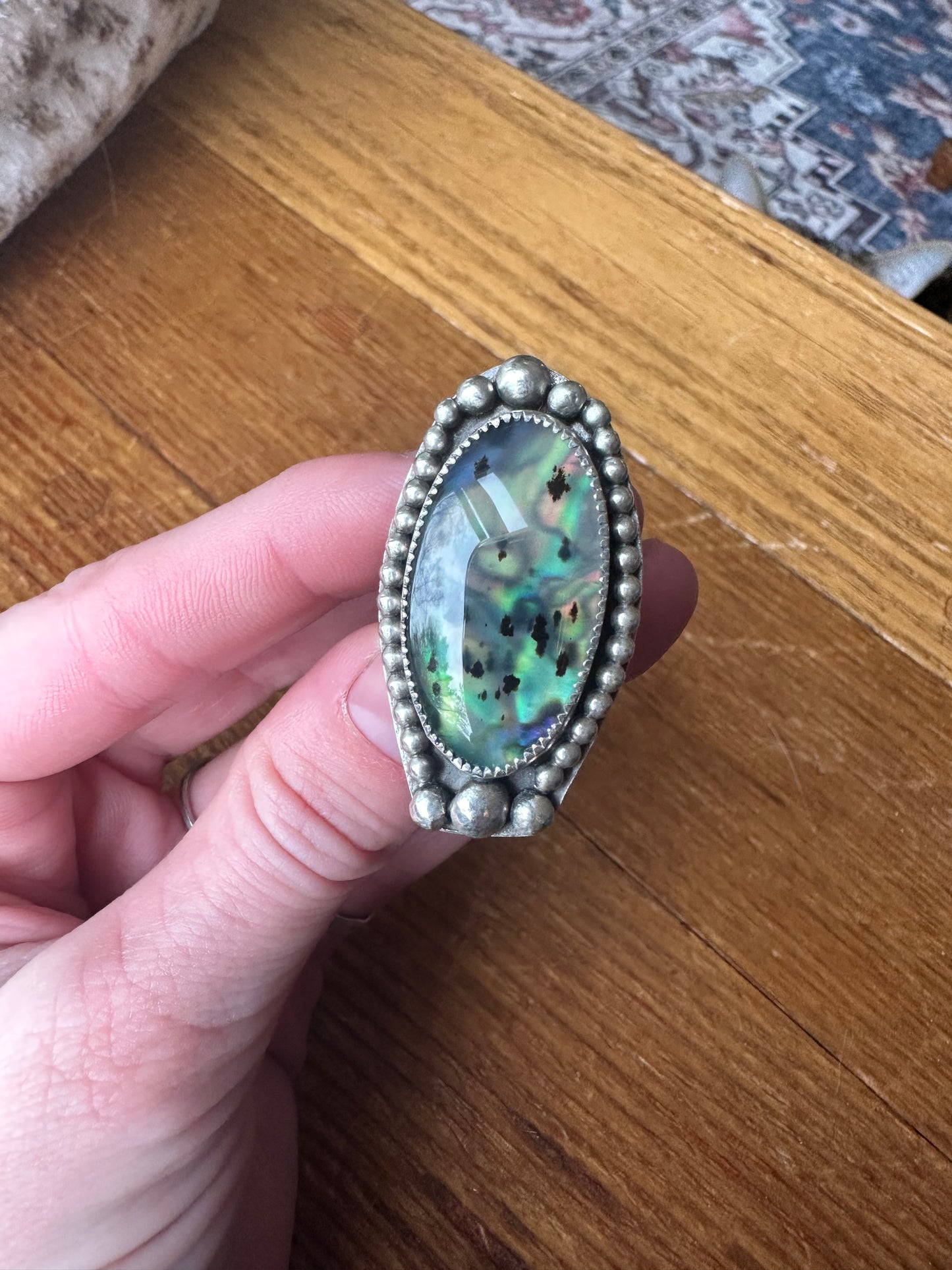 Montana Agate Ring size 7 3/4