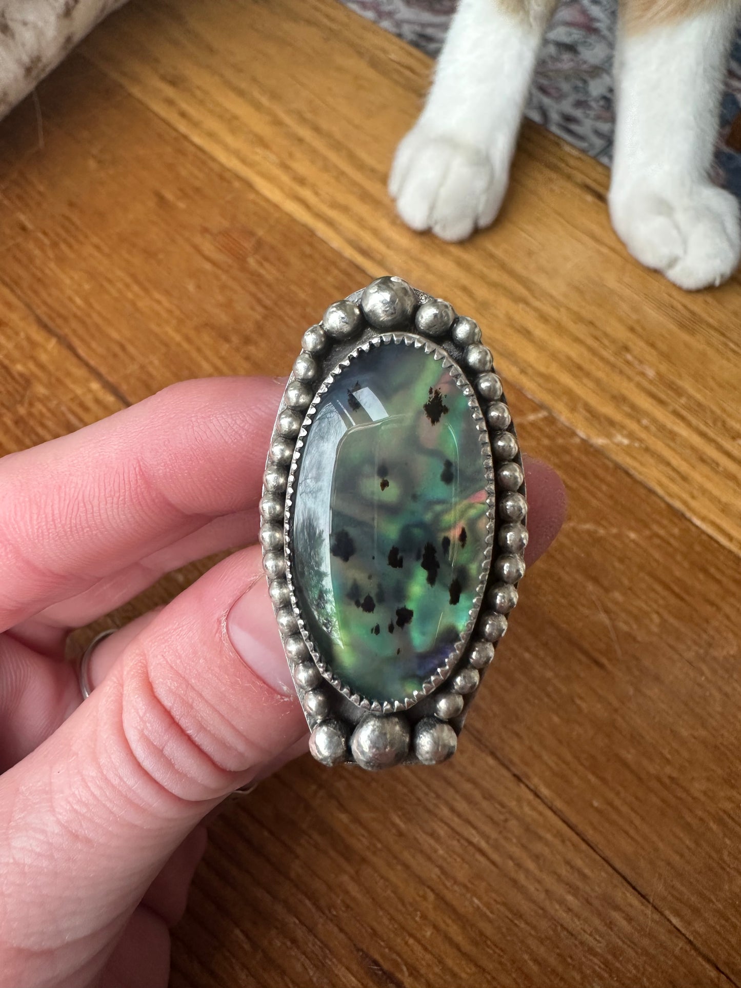Montana Agate Ring size 7 3/4