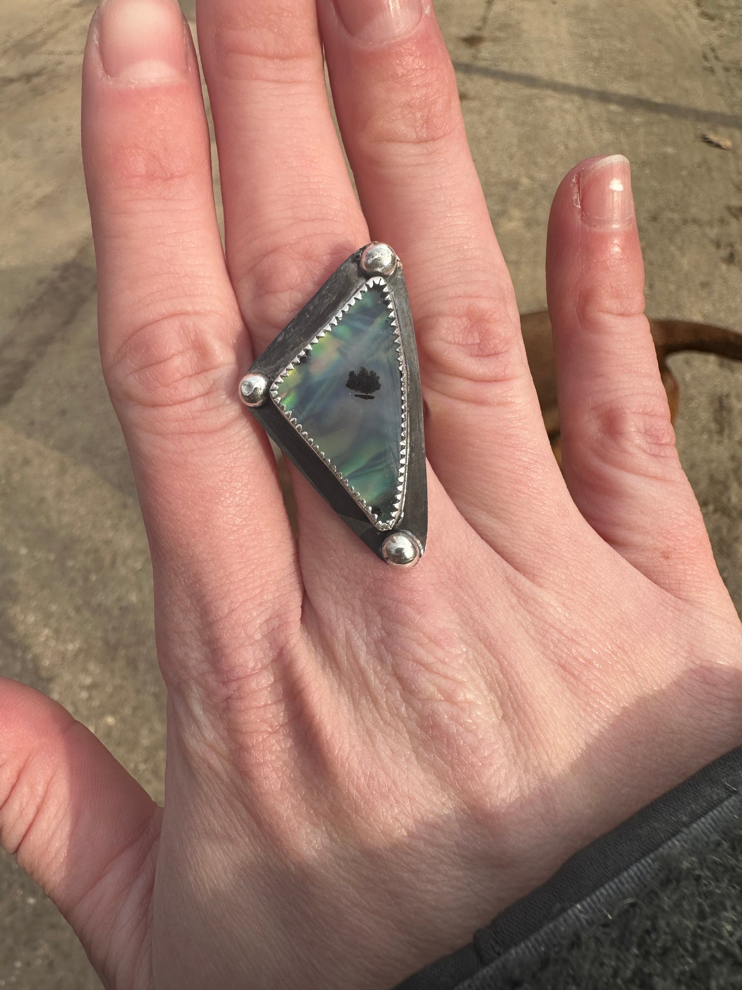 Montana agate ring