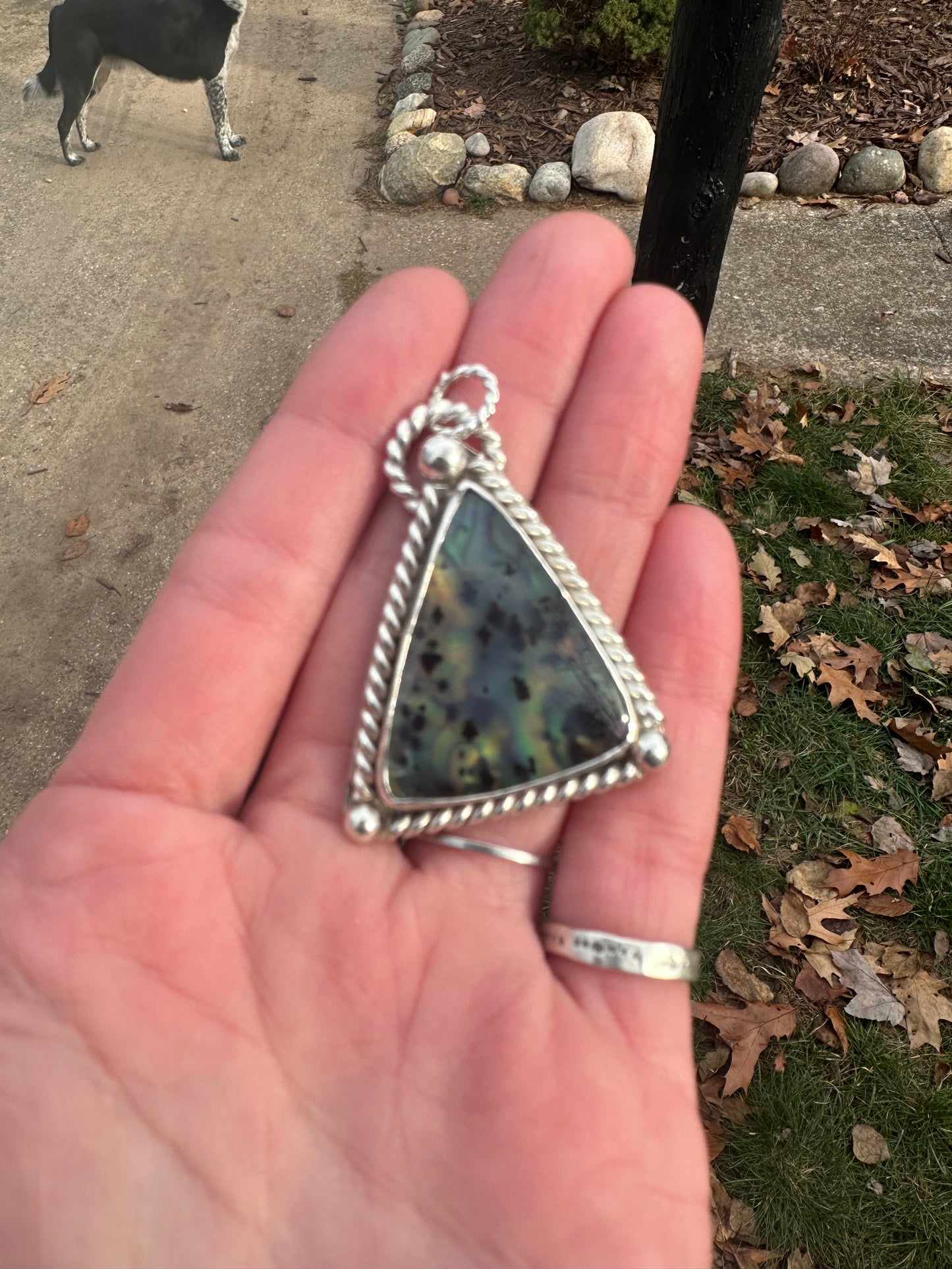 Montana agate pendant