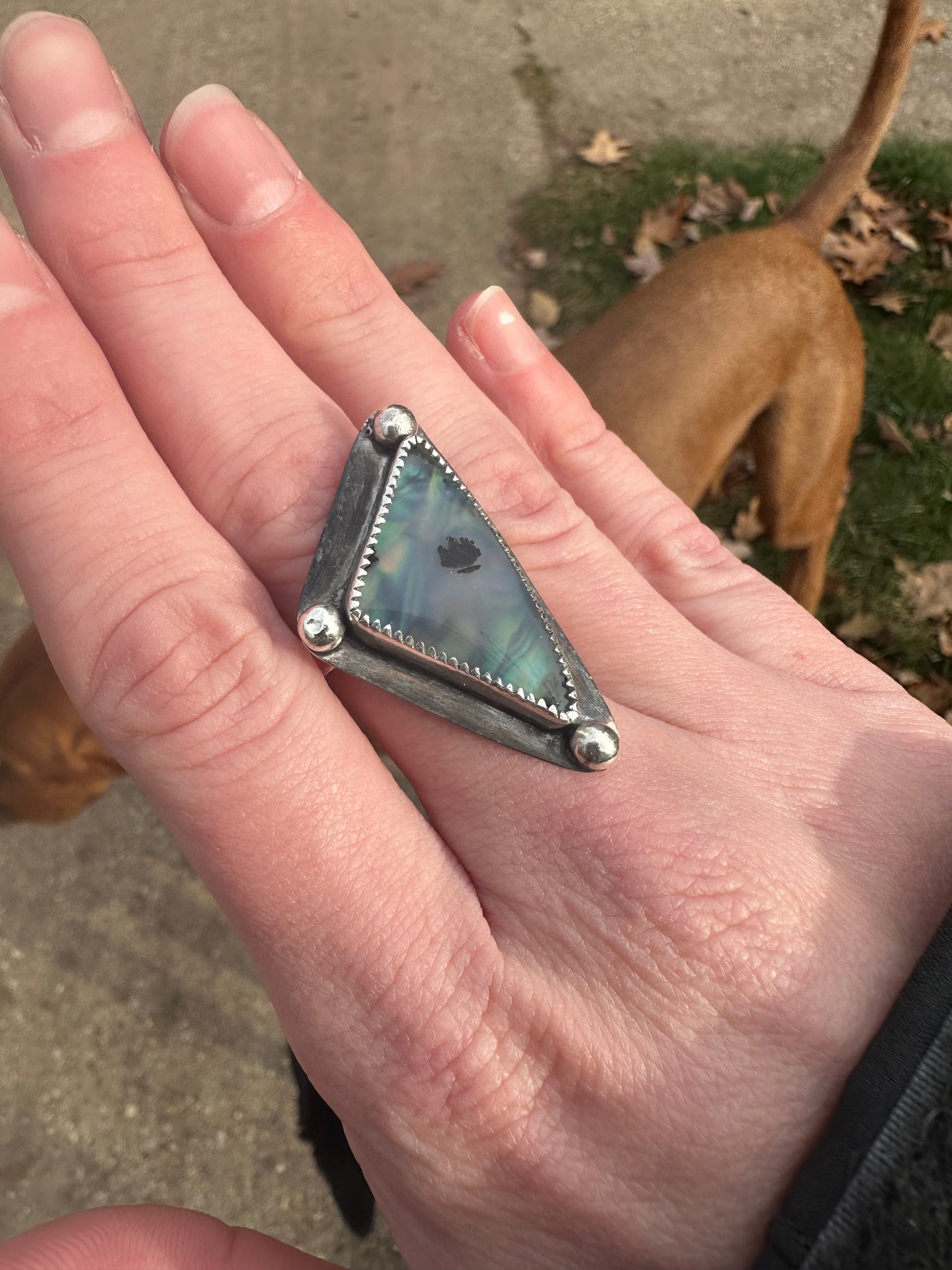 Montana agate ring