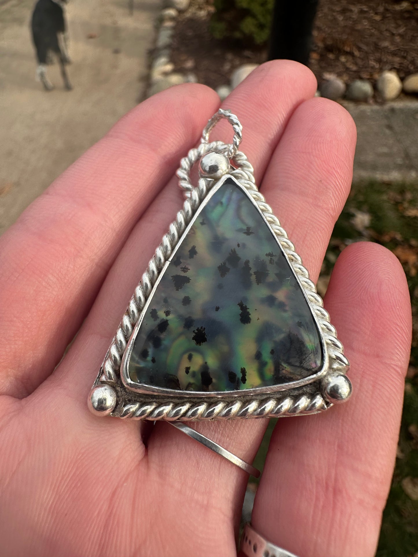 Montana agate pendant