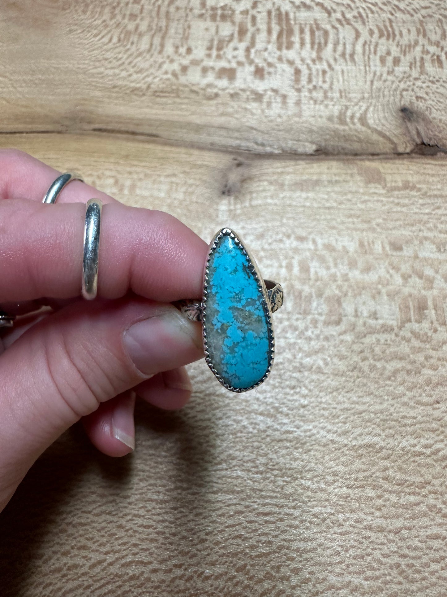 King man Turquoise ring size 5 3/4