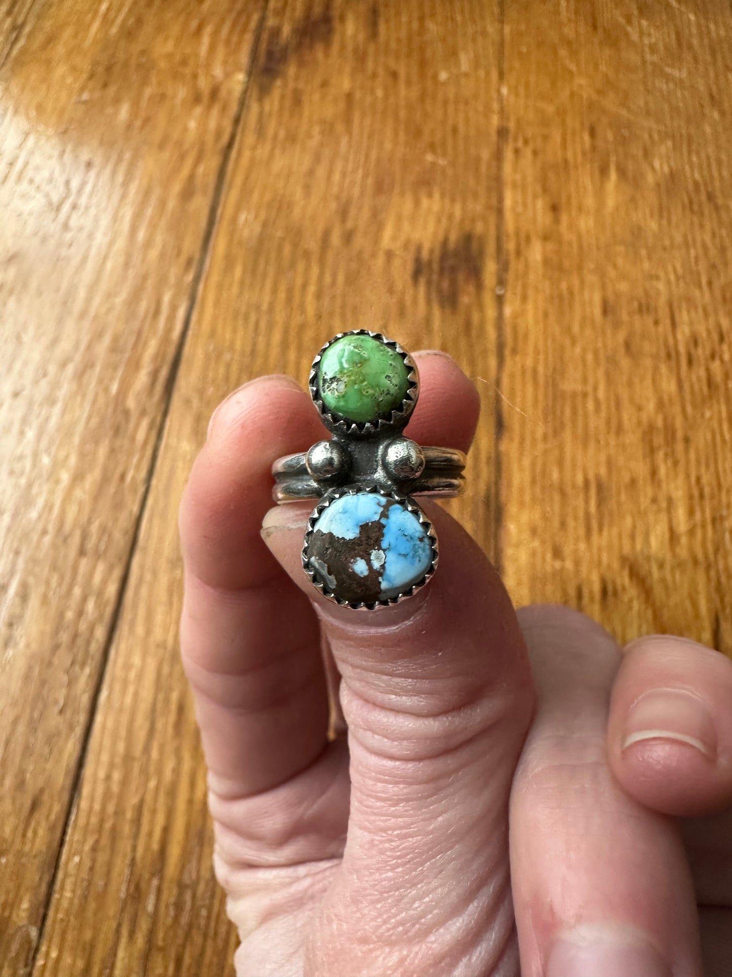 Mixed turquoise size 5