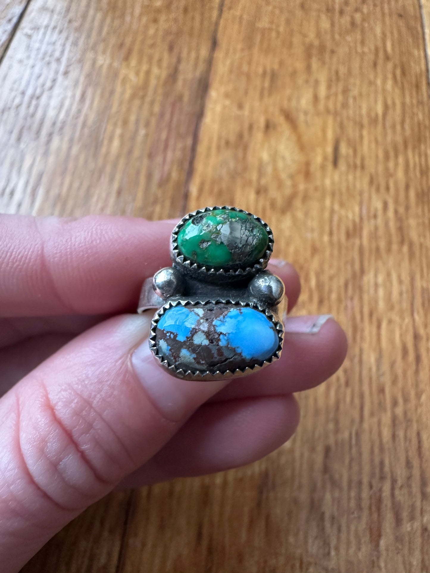 Mixed turquoise size 8